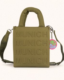 MUNICH BLOOM TOTE KHAKI