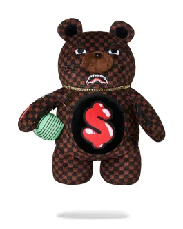 MOCHILA TIBURONES EN PARÍS, QUÉ DEMONIOS BURBUJA MARRÓN CHEQUE